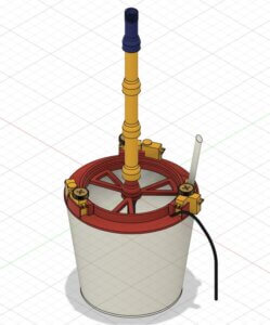 Arduino Hydroponics - Base + Pipe