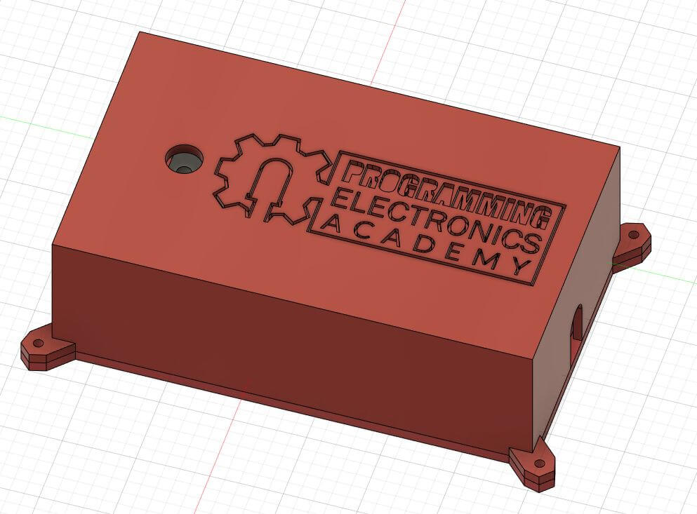 Arduino Hydroponics - Enclosure 3D Model