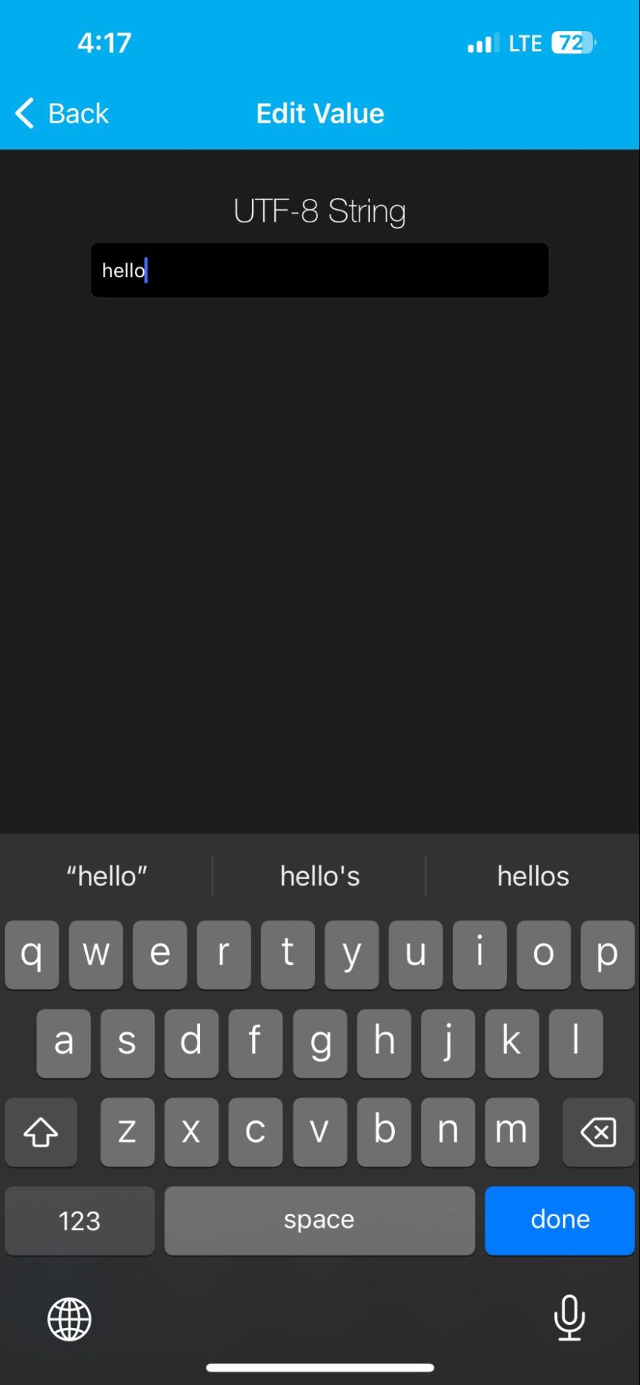 LightBlue App - iBeacon Encoding