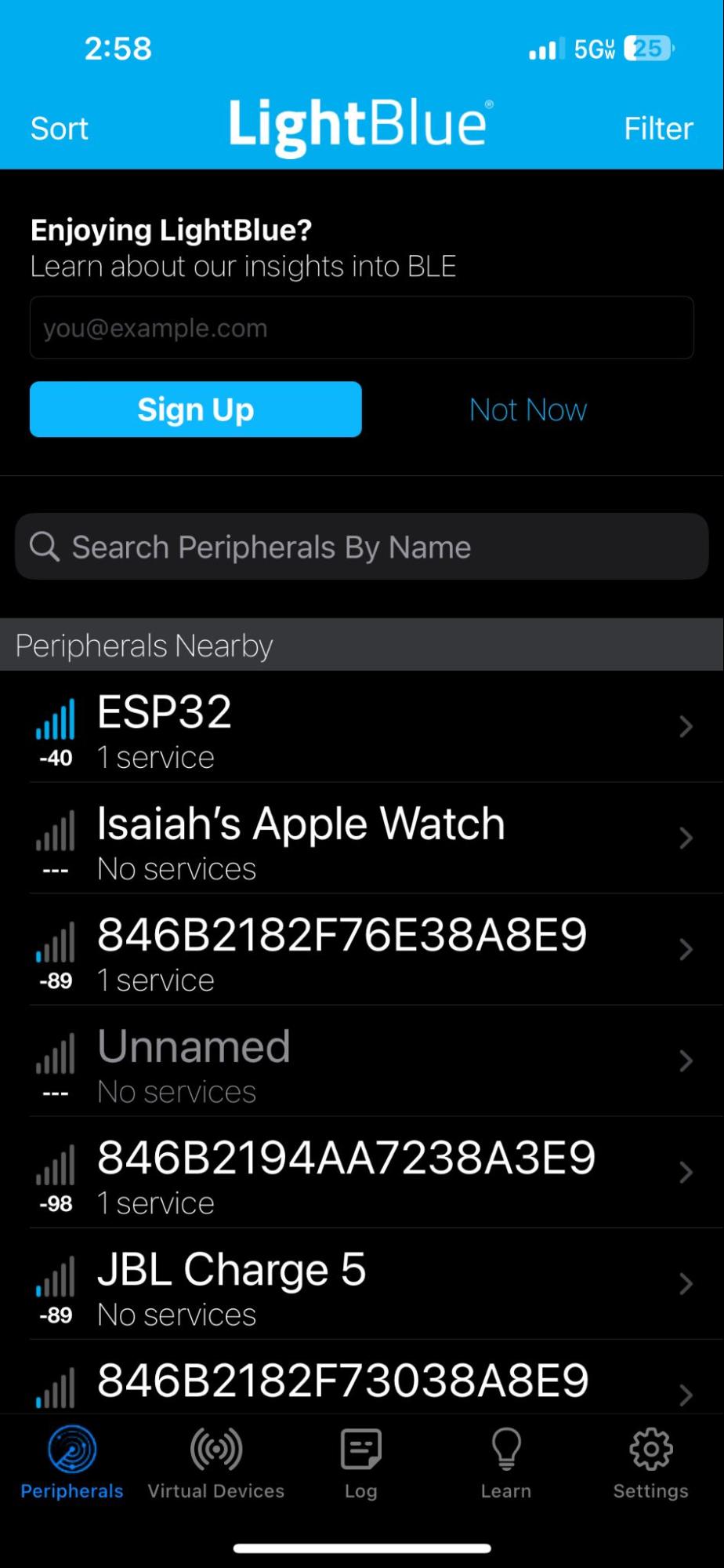 LightBlue App - iBeacon Proximity