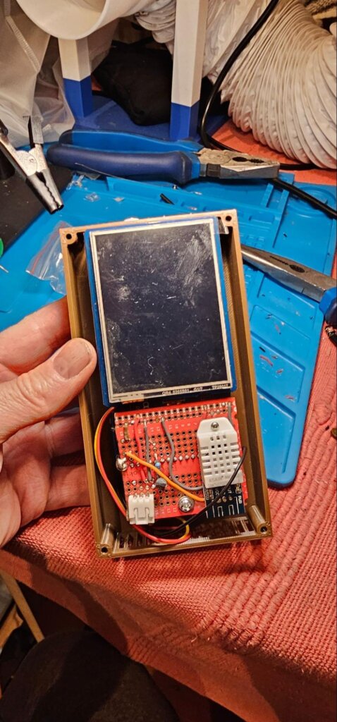 Touchscreen on Arduino prototype