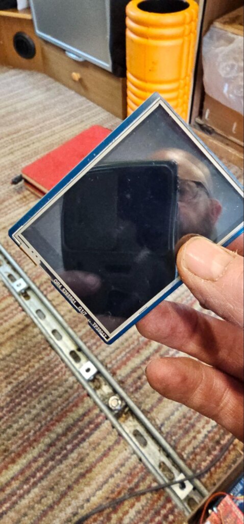 Arduino TFT shield front
