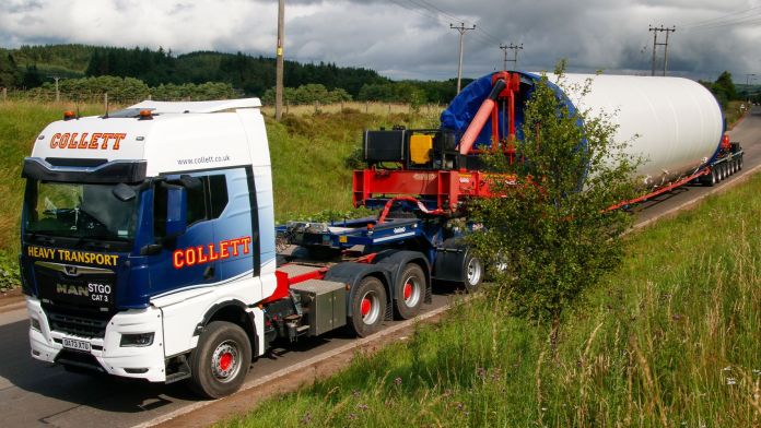 Collett delivers 144 Douglas West wind farm components Collett delivers 144 Douglas West wind farm components