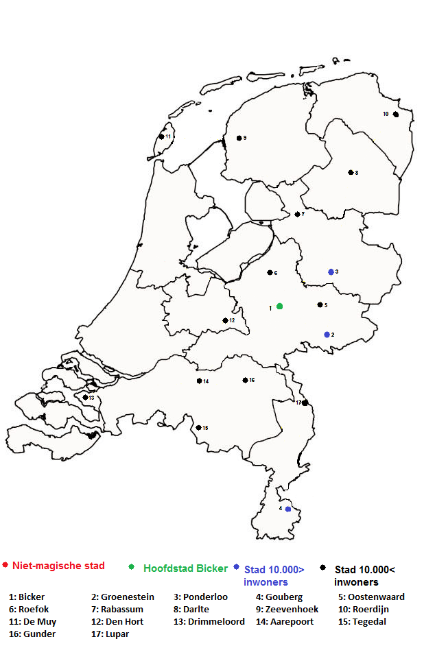 Kaart nederland ✓ digitale landkaart van nederland met alle populaire vakantie bestemmingen ✓ toeristische kaart nederland met steden en gebieden. Project M Larp Magisch Nederland