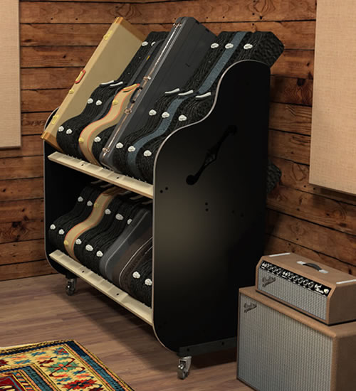Safely Displaying, Storing and Organizing Guitars Project Small House