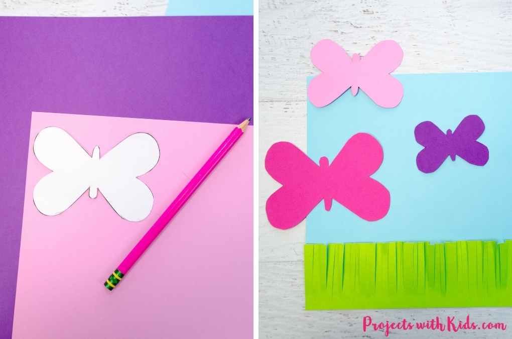 make a beautiful 3d butterfly paper craft projects with kids