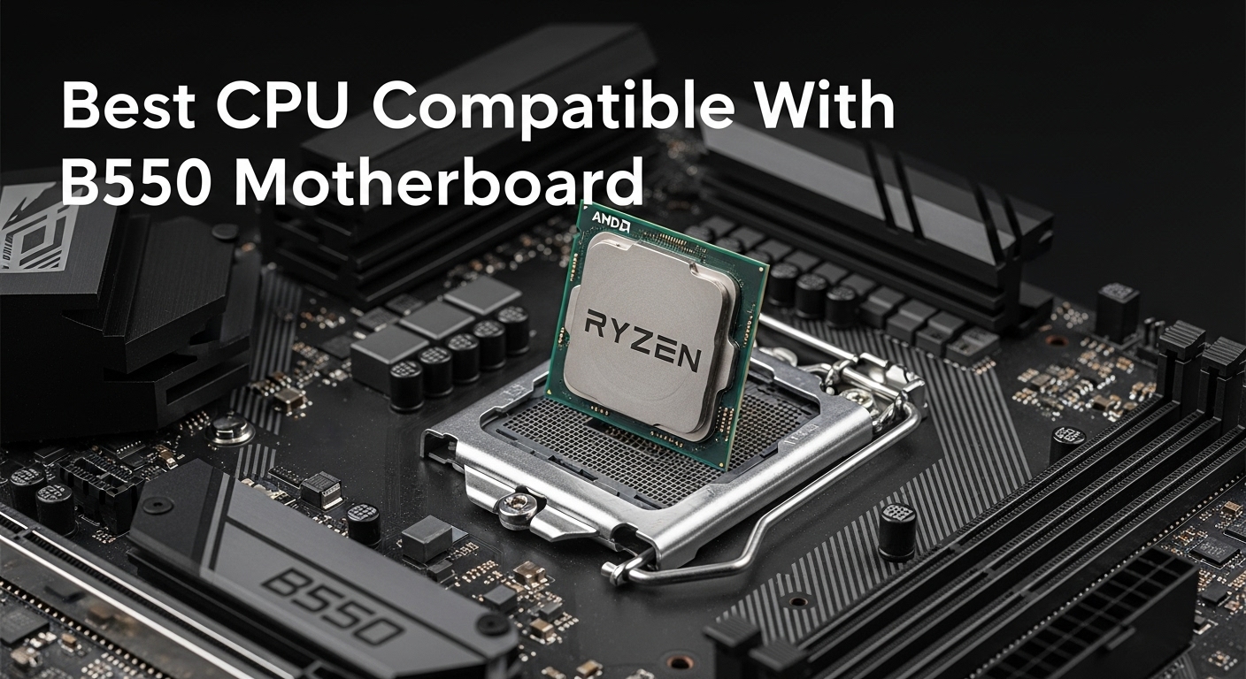 Best CPU Compatible With B550 Motherboard 2026 Best CPU Compatible With B550 Motherboard 