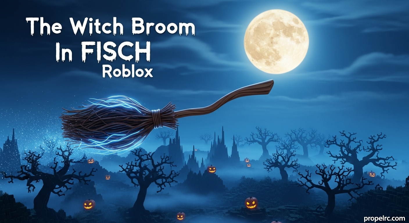 What Is The Roblox Broom And How Does It Work Soar High With The Witch Broom In FISCH Roblox 