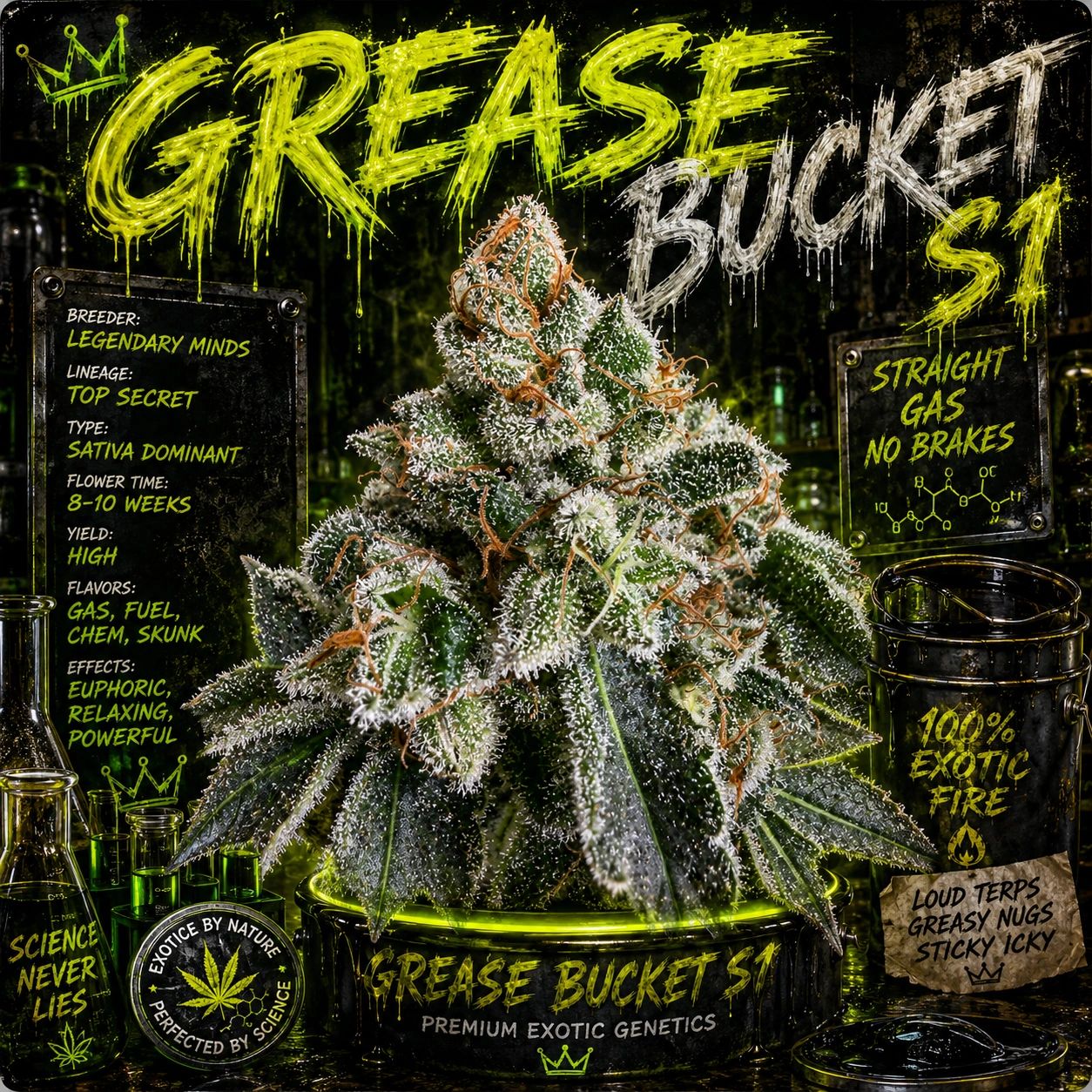 Grease Bucket Strain - Copycat Genetics