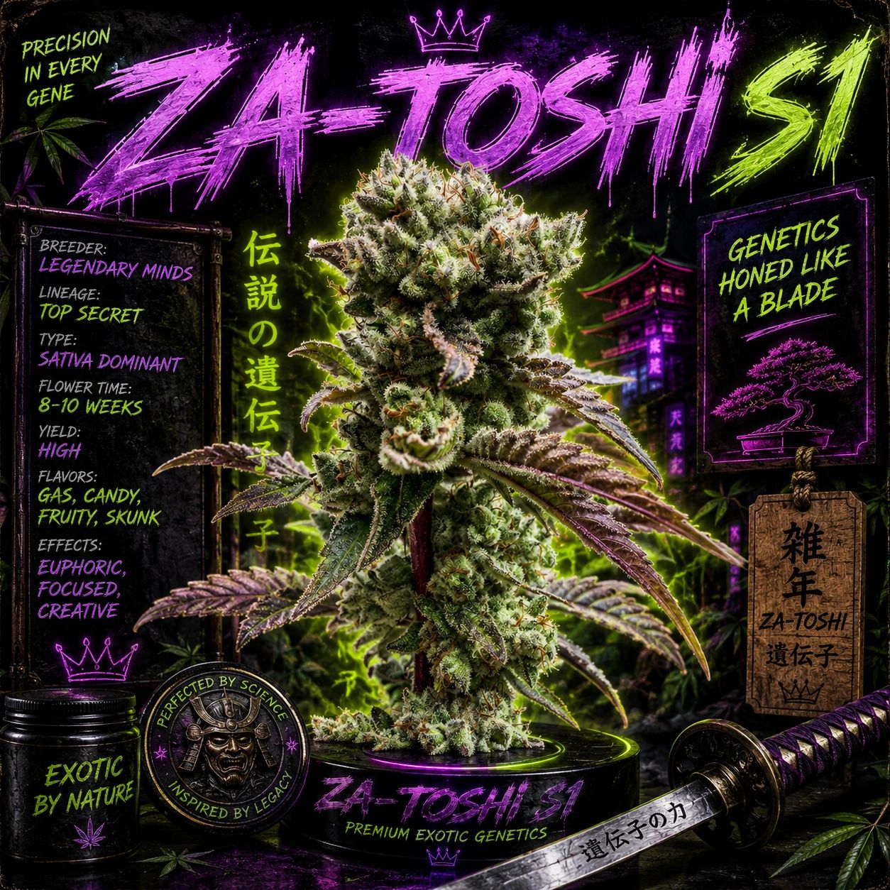 Zatoshi Strain - Copycat Genetics
