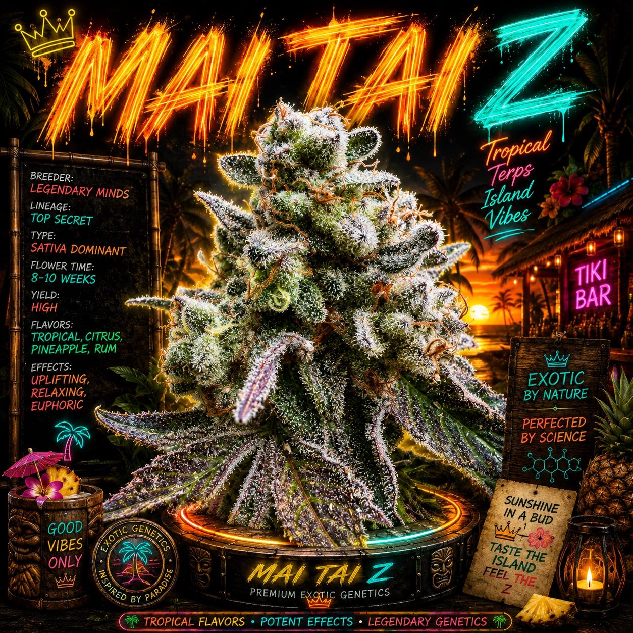 Mai Tai Z Strain - Copycat Genetics