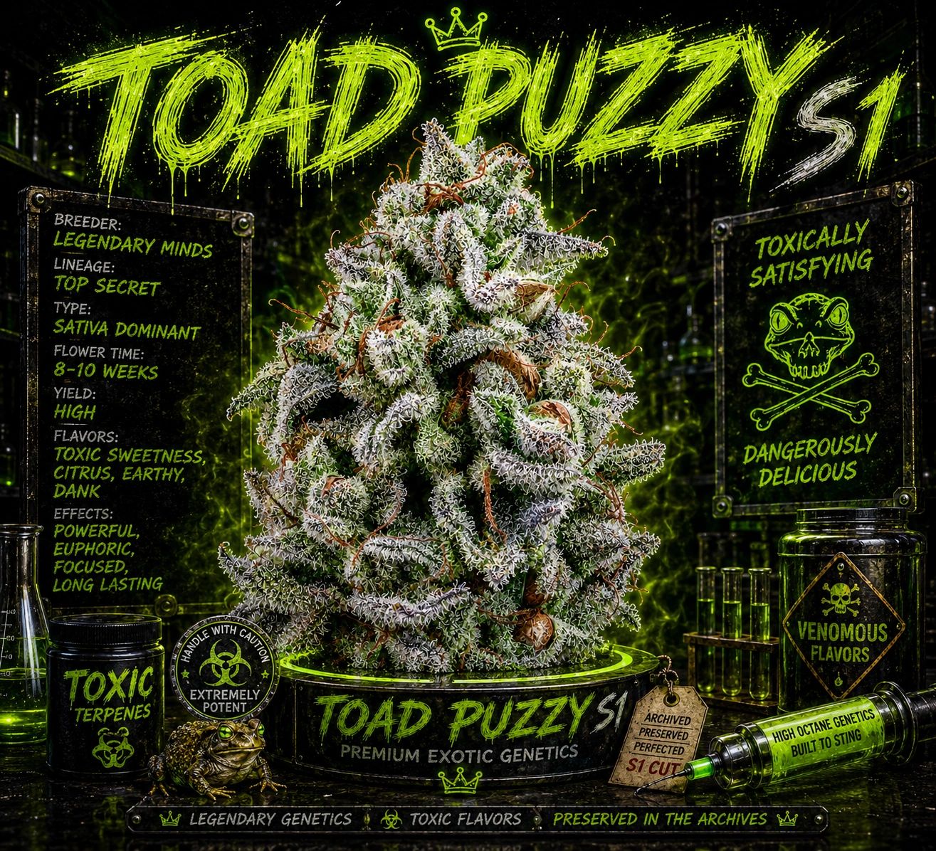 Toad Puzzy Strain - Copycat Genetics