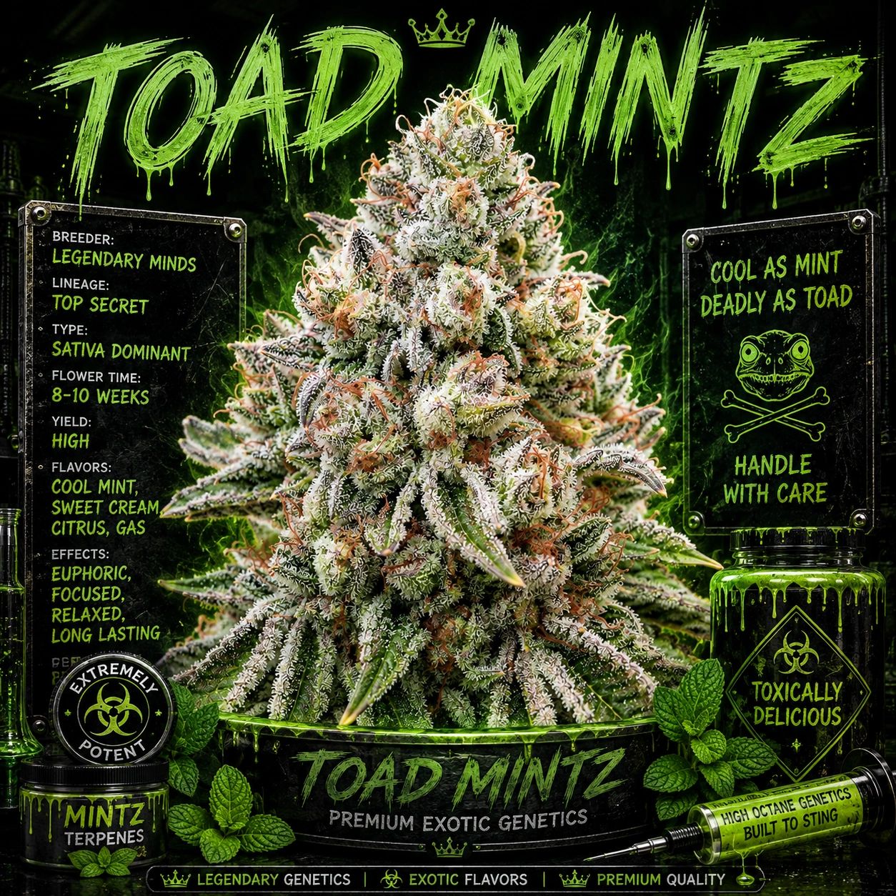 Toad Mintz Strain - Copycat Genetics