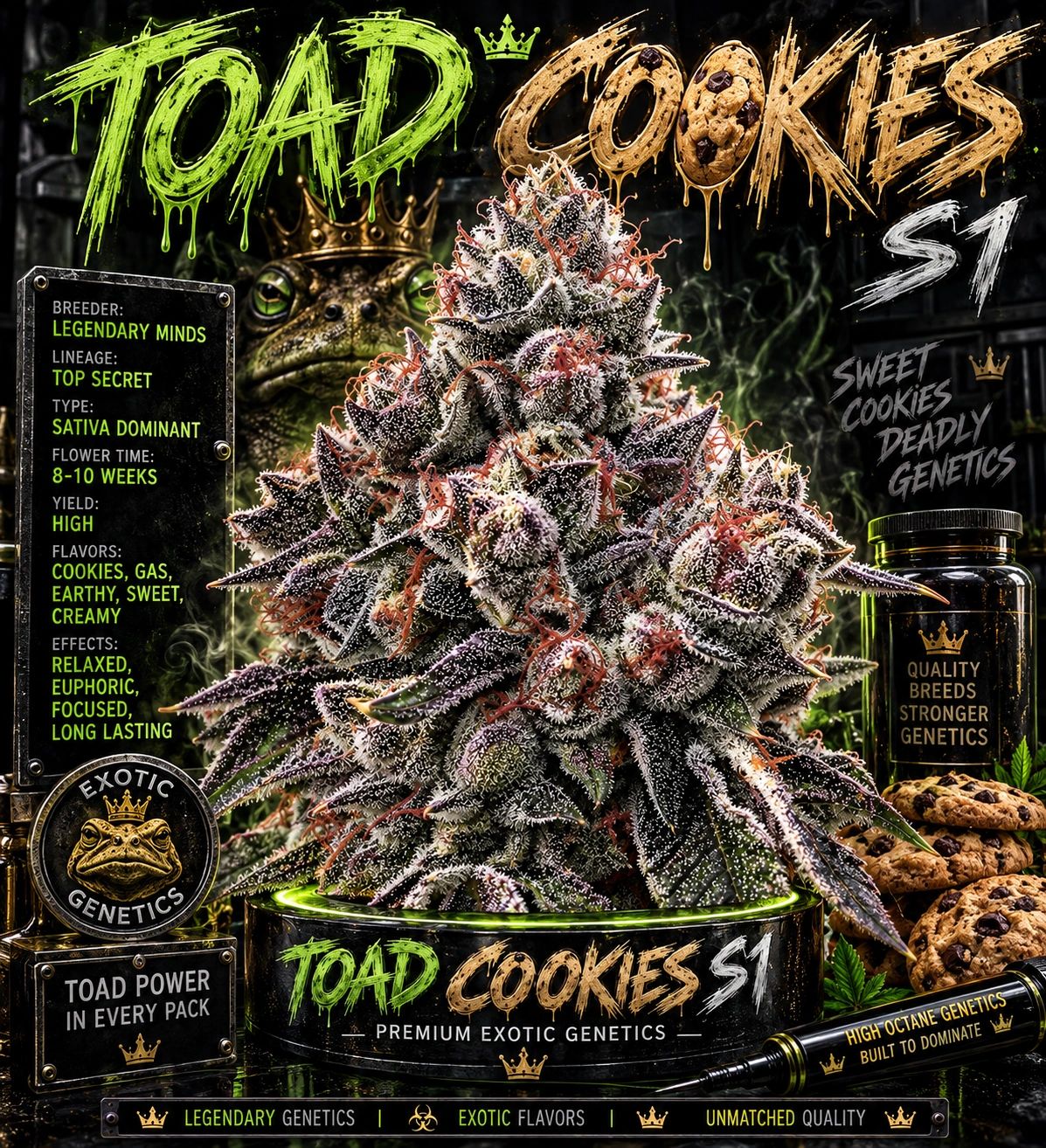 Toad Cookies Strain - Copycat Genetics
