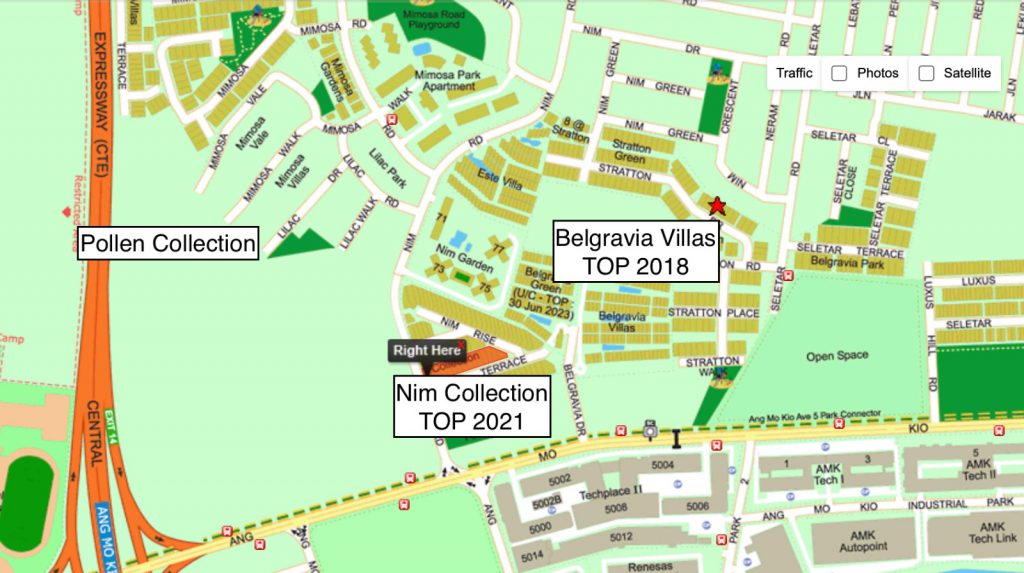 Pollen Collection location