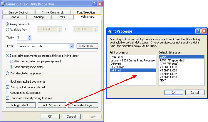 Protext Support Installing The Generic Text Only Printer Driver - HD Light Textures for Desktop