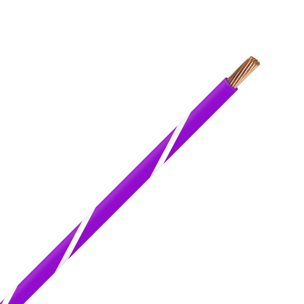 Txl 20 purple/white striped wire