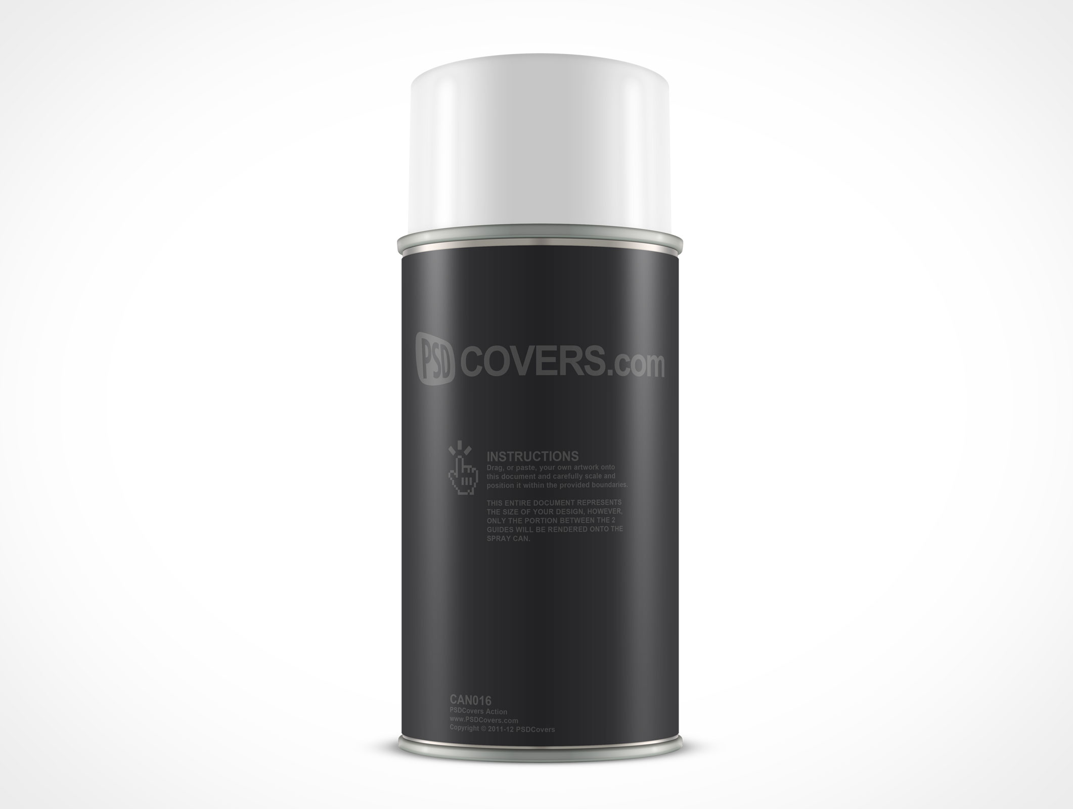 Download closed metallic spray can mockup object mockupsfree psd mockups templates for: Spray Can Mockup Eye Level Front View 67x161 In Can Catalog