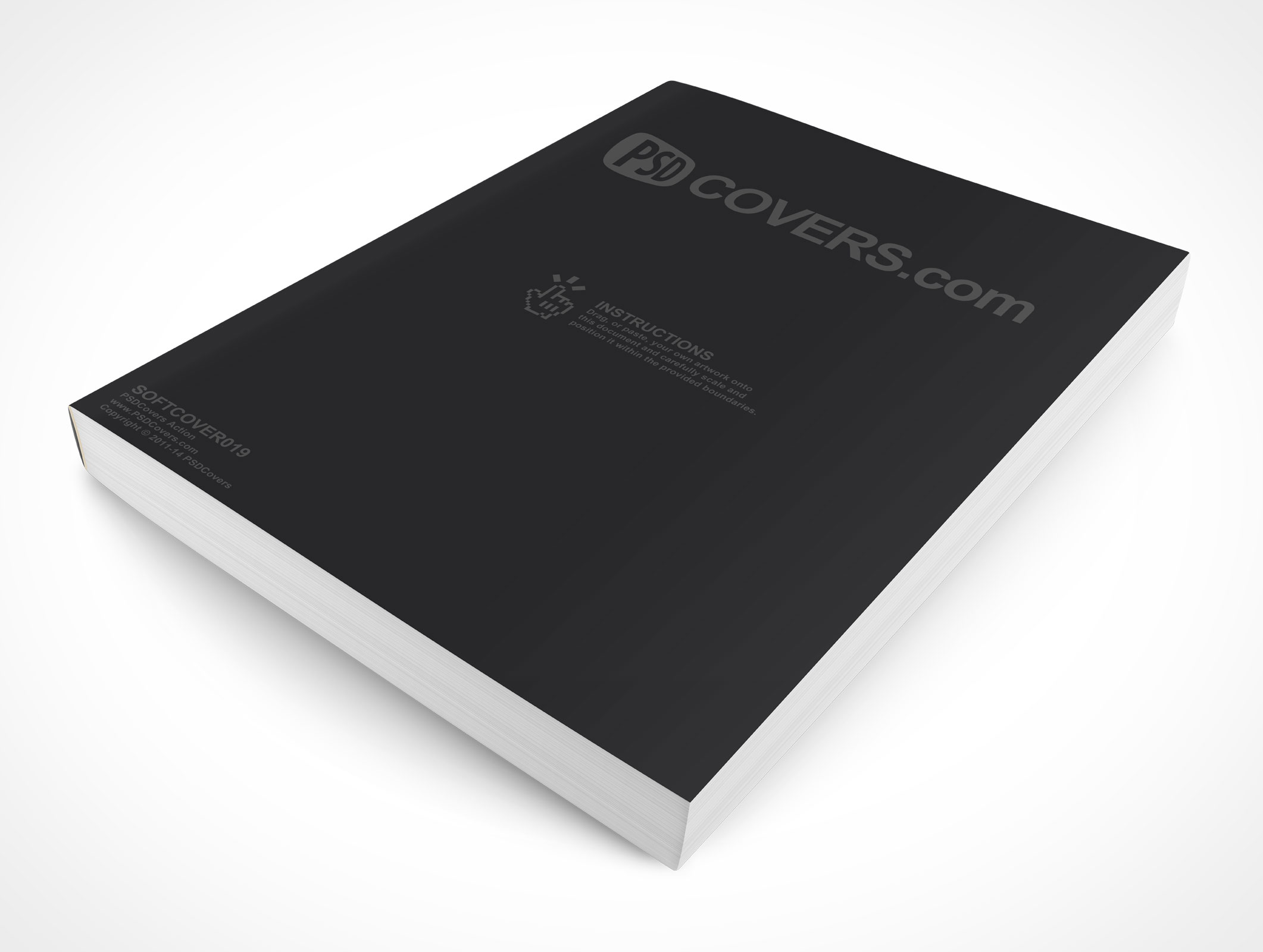 Psd ebook cover mockup download. Psd Mockup Template Softcover Handbook Ebook