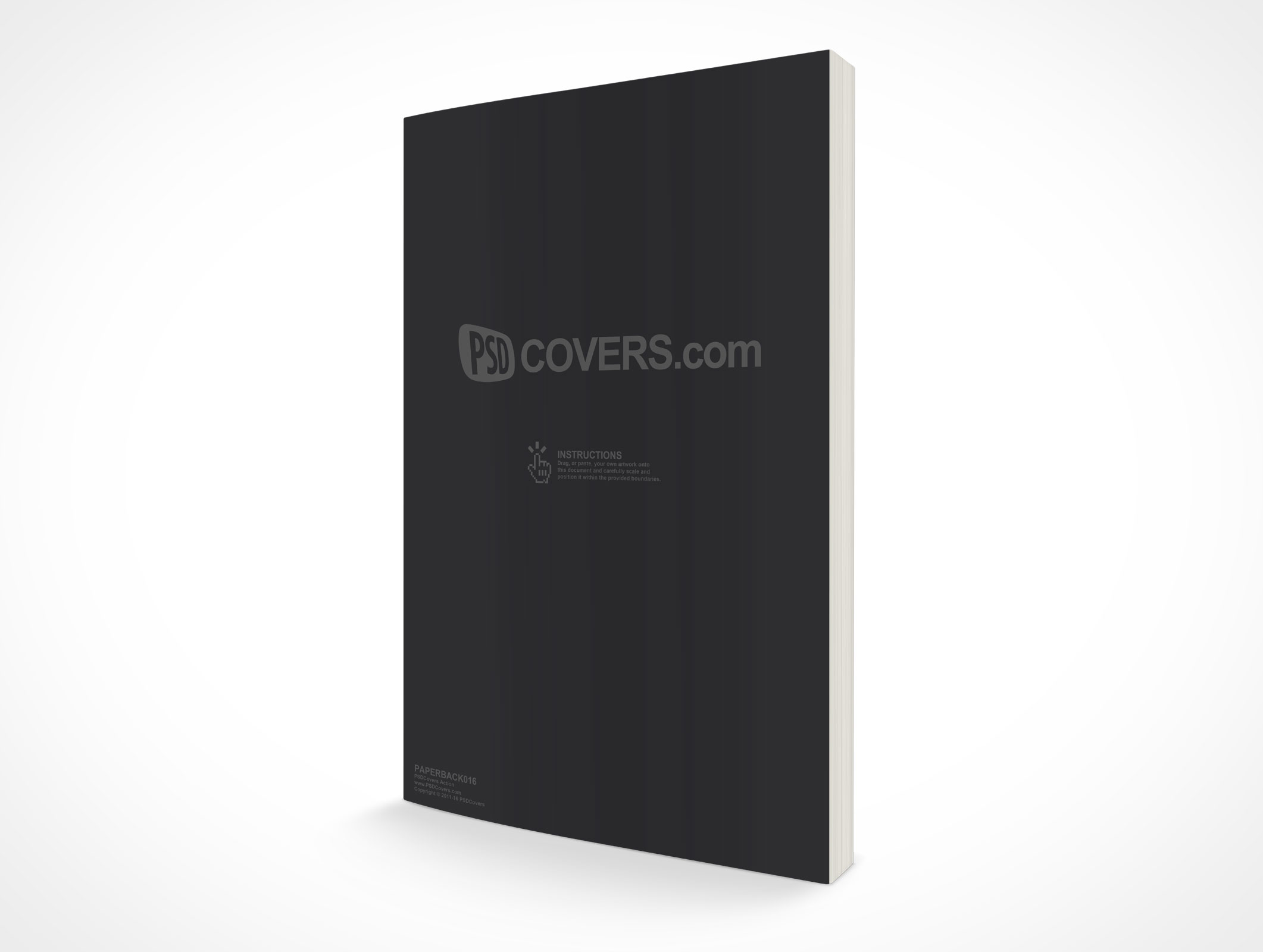 The book is placed on a table to showcase how it stands out with . Book Cover Mockup Eye Level Front View Of Paperback Rotated 30