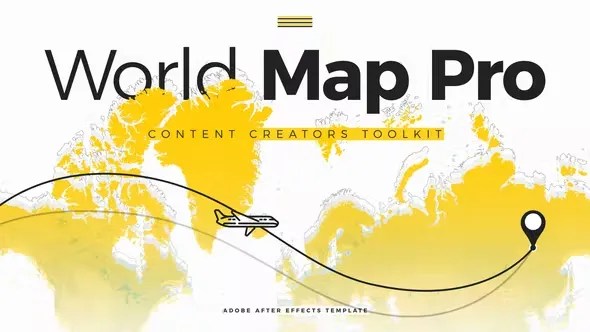 Videohive World Map Pro – Content Creators ToolKit 43152841 Videohive World Map Pro – Content Creators ToolKit 43152841