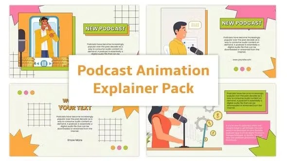 Videohive After Effects Podcast Animation Explainer 45103686 Videohive After Effects Podcast Animation Explainer 45103686