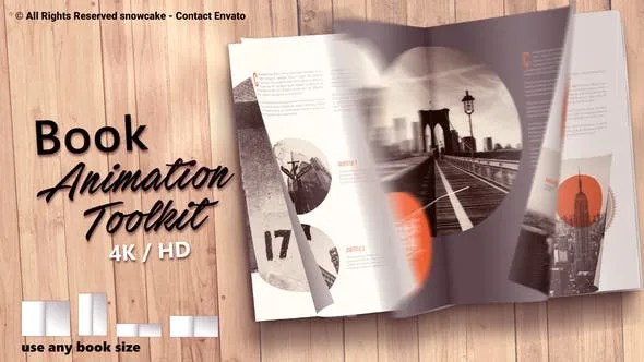 Videohive Book Animation Toolkit 21751656 Videohive Book Animation Toolkit 21751656