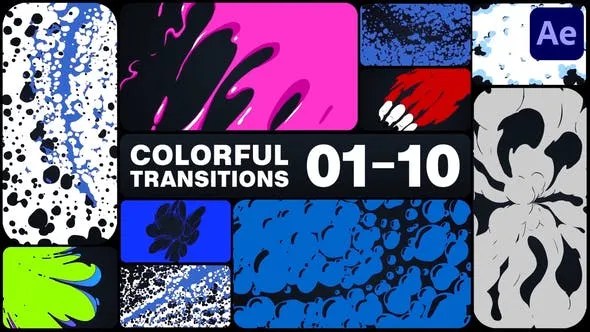 Videohive Colorful Transitions for After Effects 47887946 Videohive Colorful Transitions for After Effects 47887946