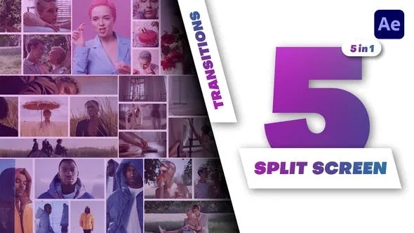 Videohive Multiscreen Transitions – 5 Split Screen – Vol. 03 50639635 Videohive Multiscreen Transitions – 5 Split Screen – Vol. 03 50639635