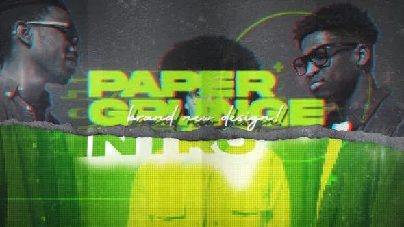 Videohive Paper Grunge Intro 53506725
