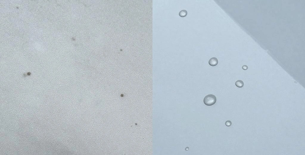 油漆表面涂层对比