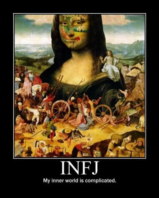 Infjs, isfjs, enfps, and esfps have auxiliary feeling with tertiary thinking. 37 Memes That Any Infj Will Relate To Psychology Junkie