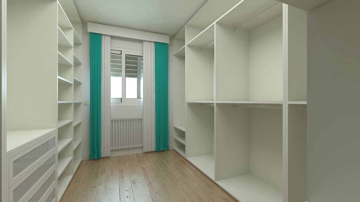 empty wardrobe