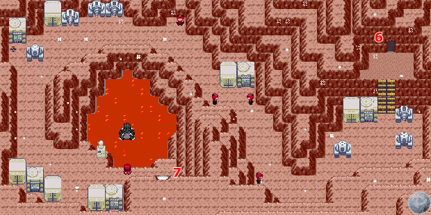 Making a secret base and decorating it in pokémon emerald/ruby/sapphire was so fun. Pokemon Emerald :: Map of Team Magma's Jagged Pass Base