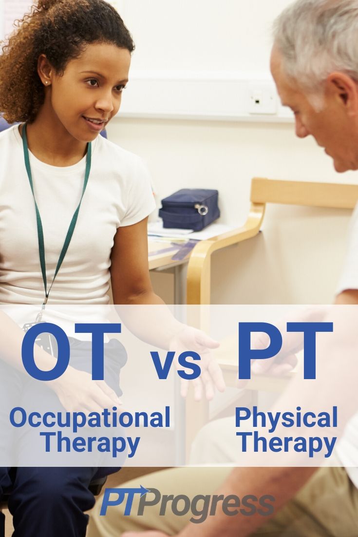 Occupational therapy vs physical therapy