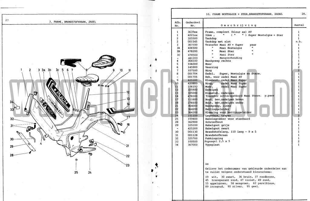 Puchmaxi Nl Puch Maxi Exploded Views