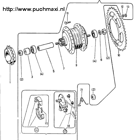 Puchmaxi Nl Puch Maxi Exploded Views