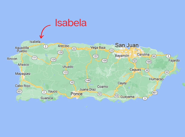 Map Of Isabela Puerto Rico Isabela Map 1 
