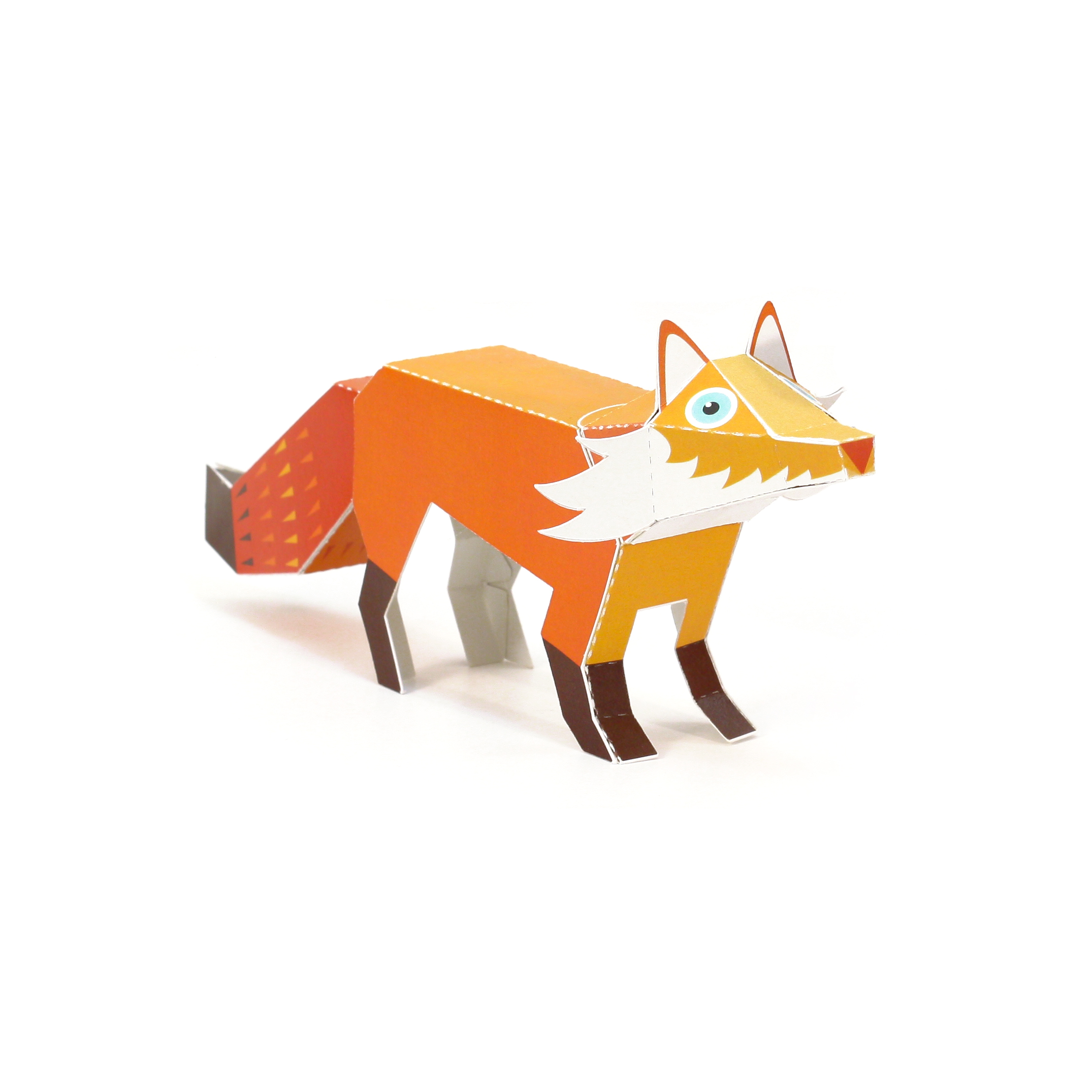 Maxi Fox Paper Toys – PUKACA