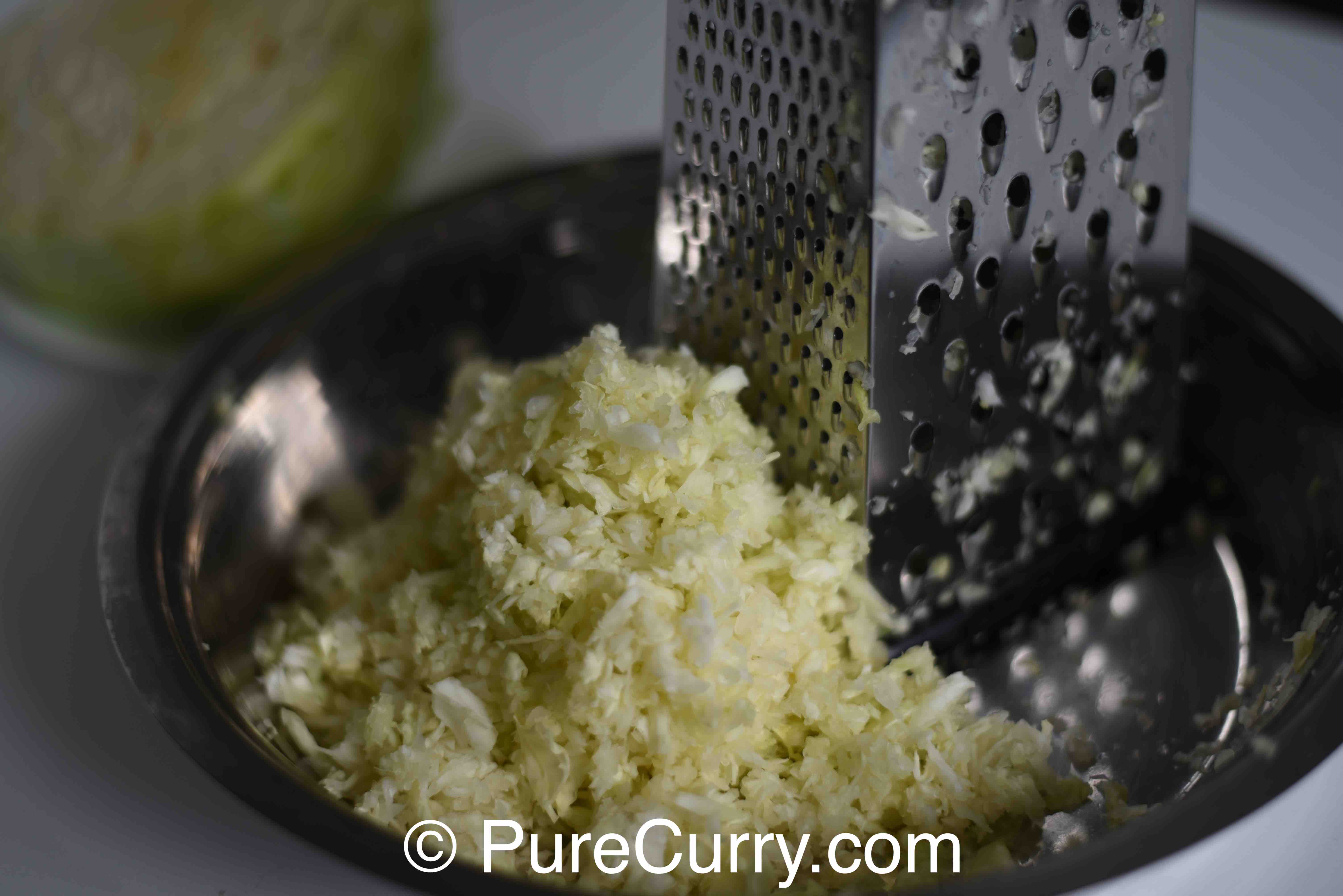 Grated Cabbage