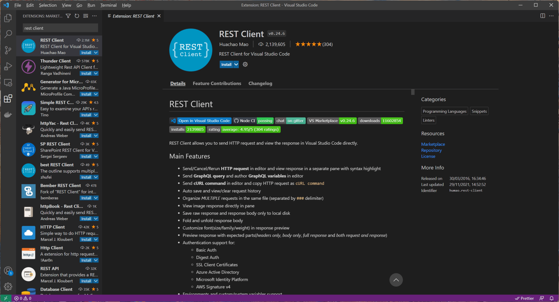 Testing APIs with RestClient in Visual Studio Code PureSourceCode