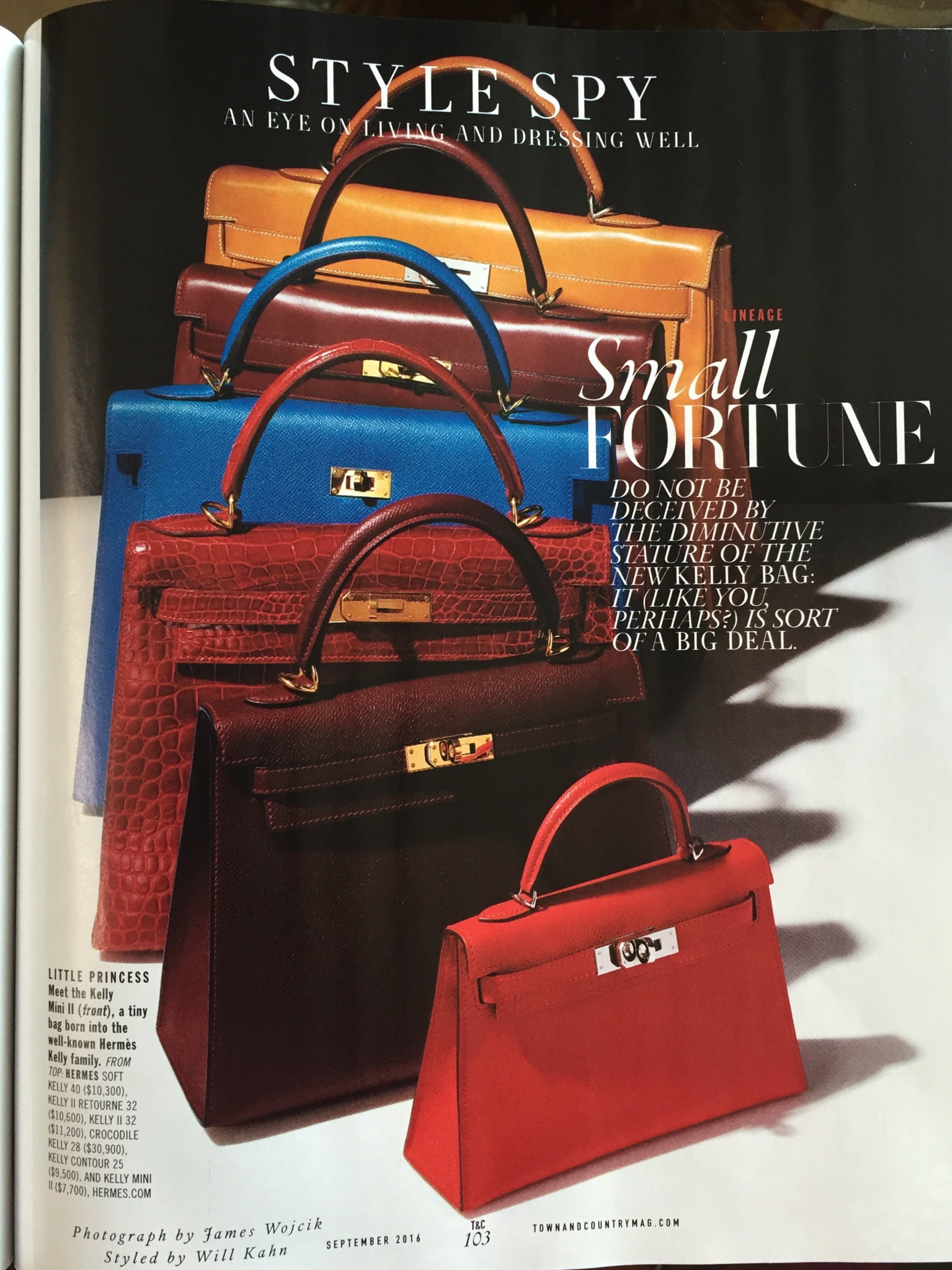 Hermes Mini Kelly II 2016