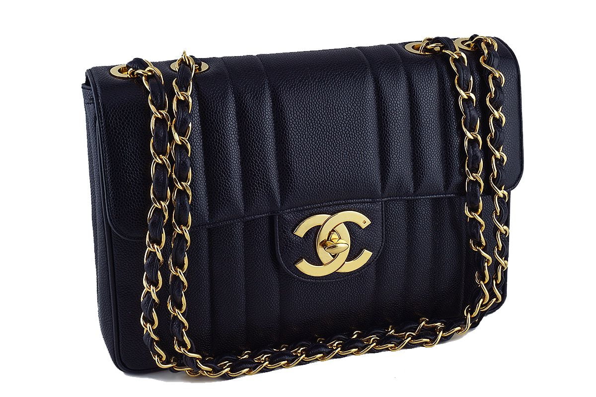 Chanel Mademoiselle Jumbo with vertical quilts