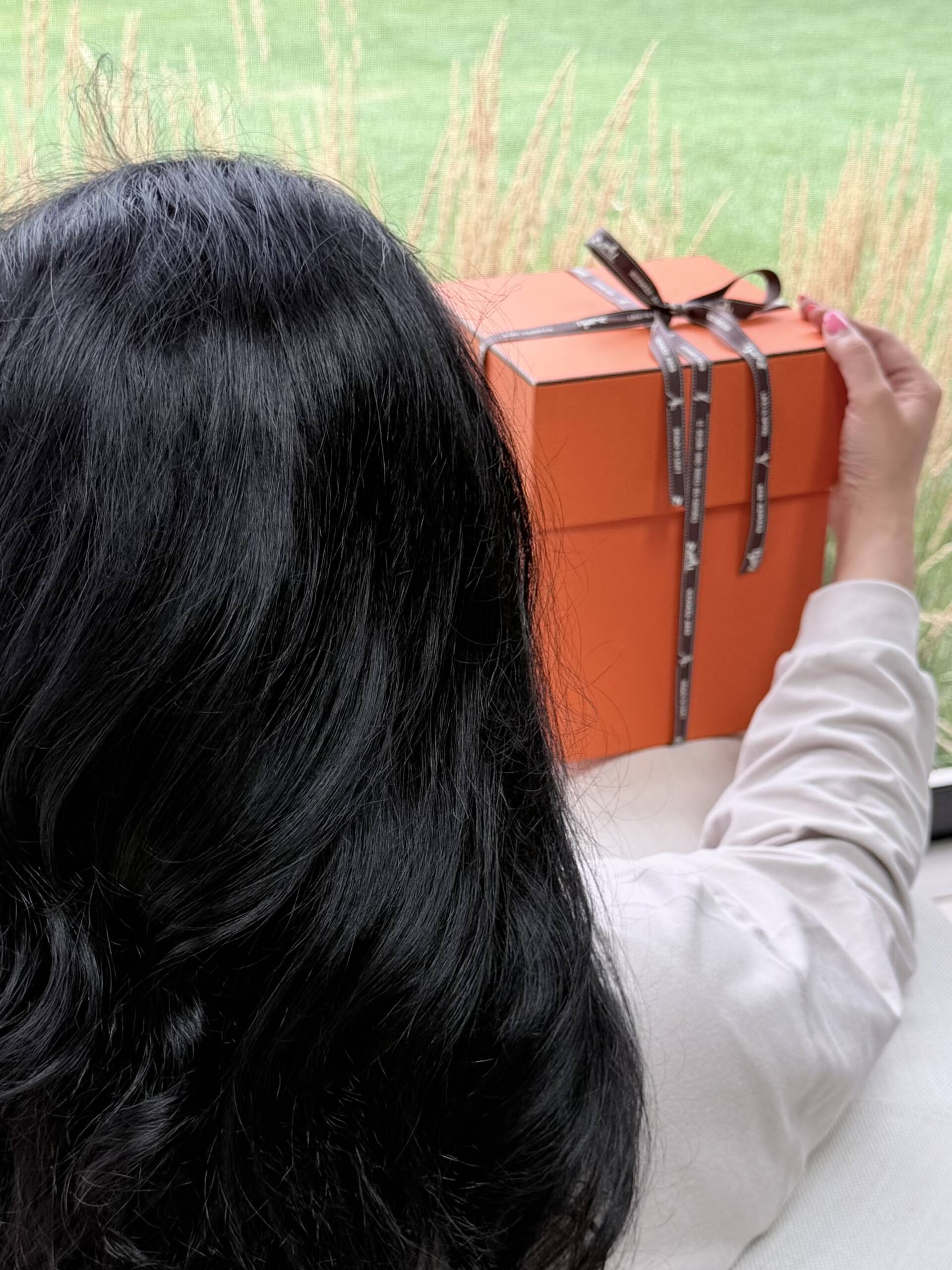 Hermès Micro Picotin in ostrich