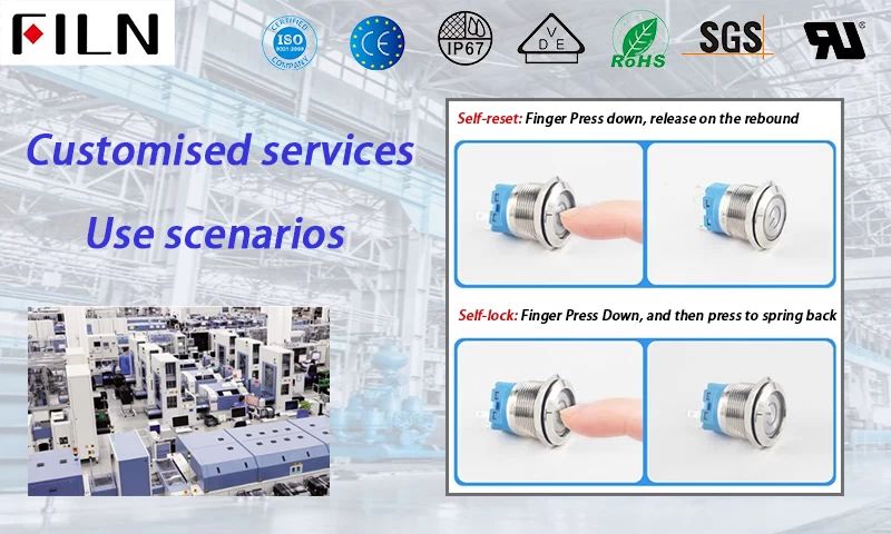 Pushbutton Miniature Push Button Switch - 4K Gradient Images for Desktop