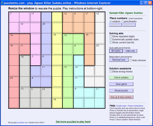  On Sudoku Daily Discover here free sudoku killer grids to play online they are divided into 4 difficulty levels.
