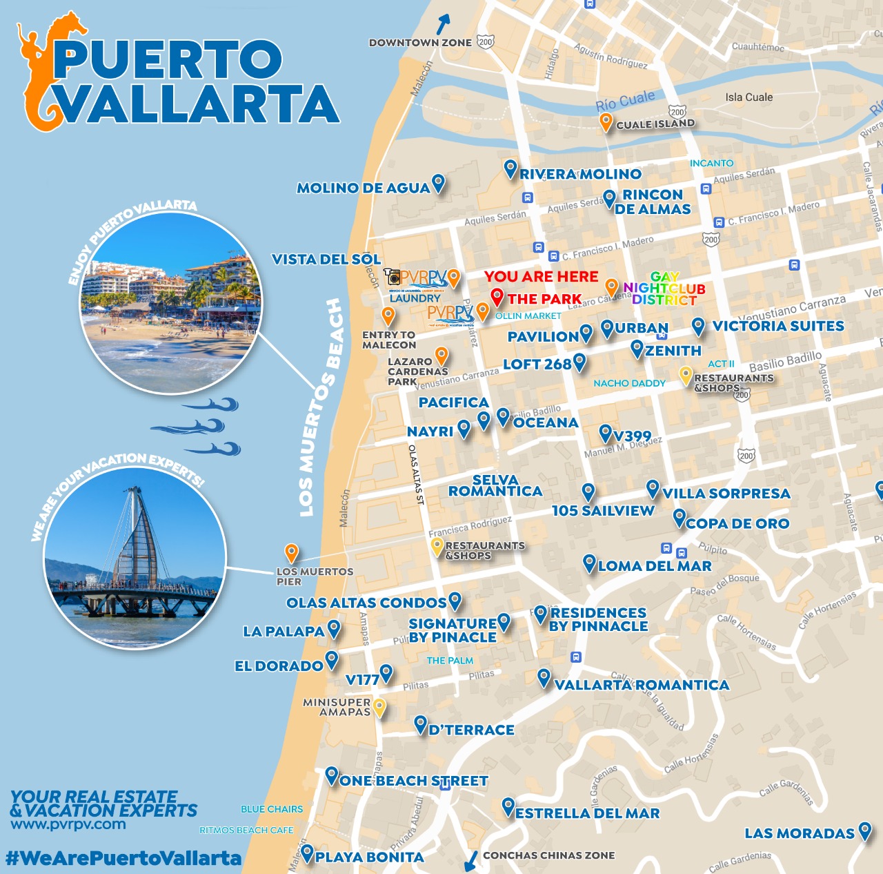The Park Unit 204 In Old Town Puerto Vallarta Condo In Puerto Vallarta Map 191 