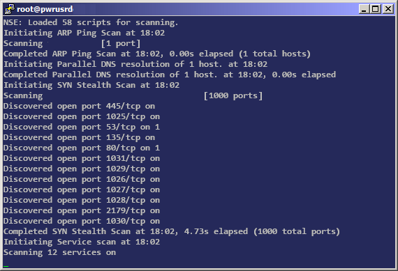 nmap basic and fast scan options