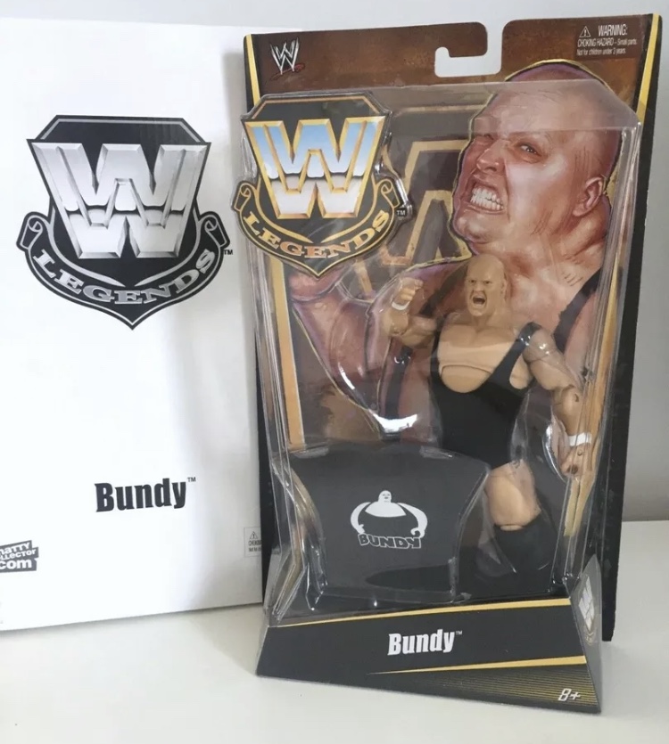 WWE Elite Legends King Kong Bundy figure with shirt matty exclusive