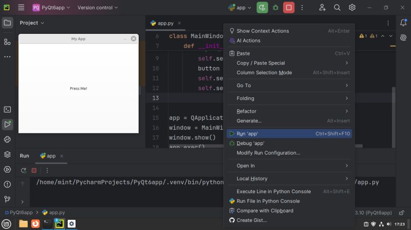 Create And Run Python Program Using Pycharm Bot Bark - Download Classic Landscape Texture | Retina